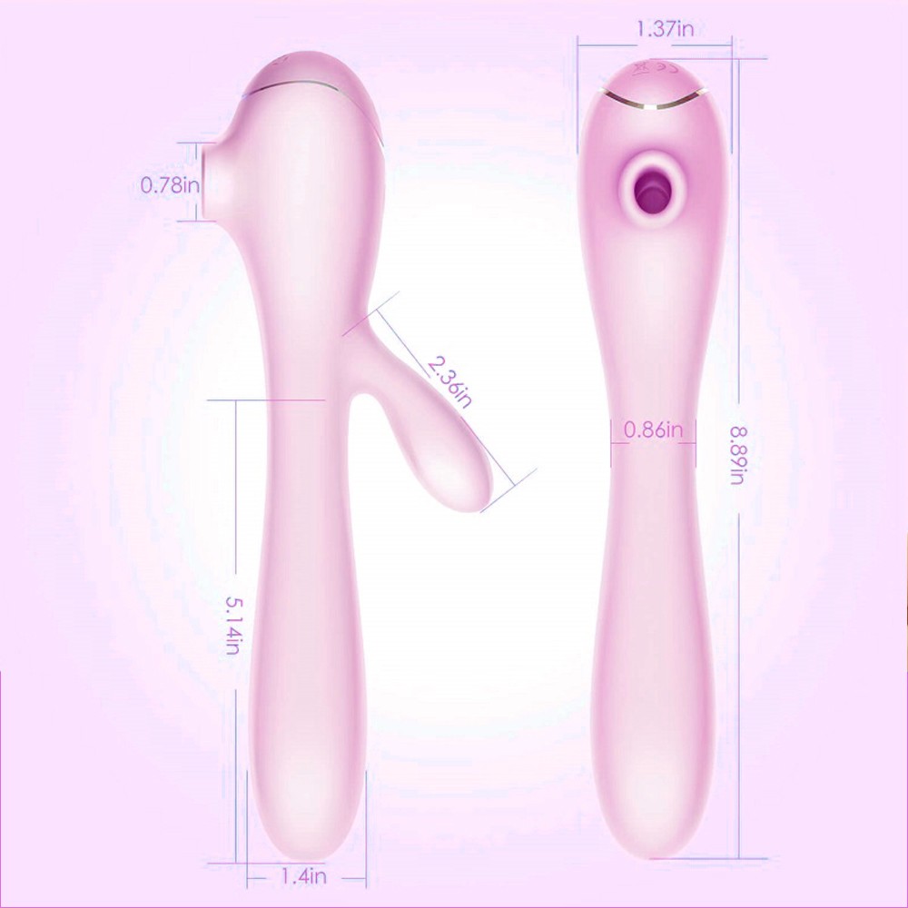 Erocome APUS Rabbit Vibrator Sucking Clitoral & G-Spot Stimulator