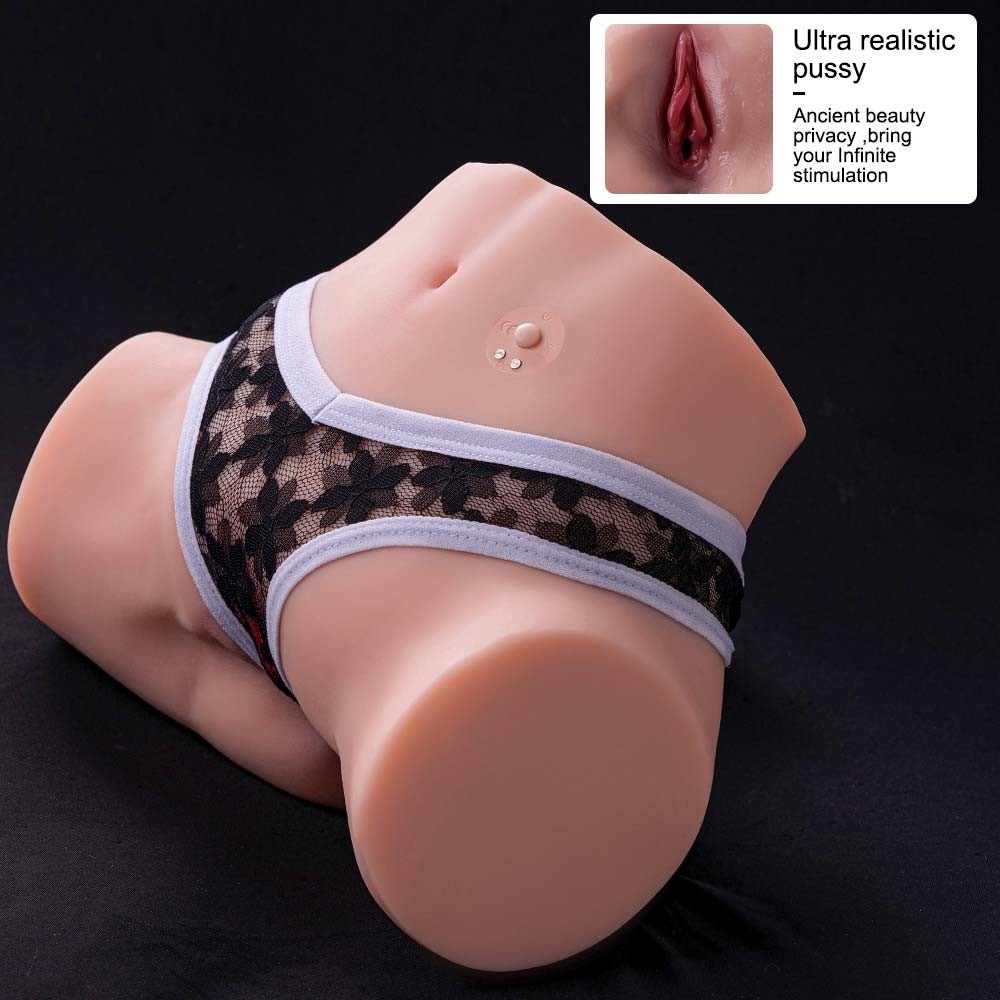 6.4 LB Vibrating Sex Doll 3D Lifelike Torso Vagina Anal