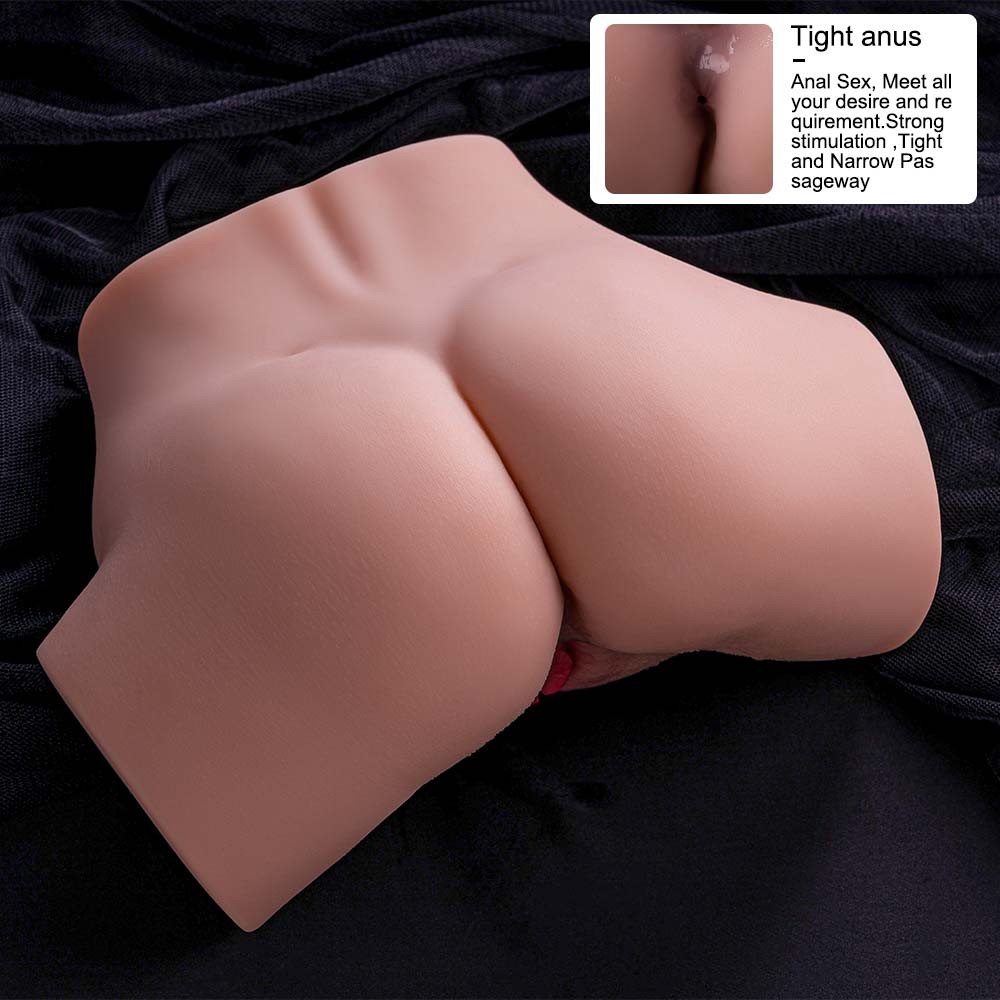 6.4 LB Vibrating Sex Doll 3D Lifelike Torso Vagina Anal