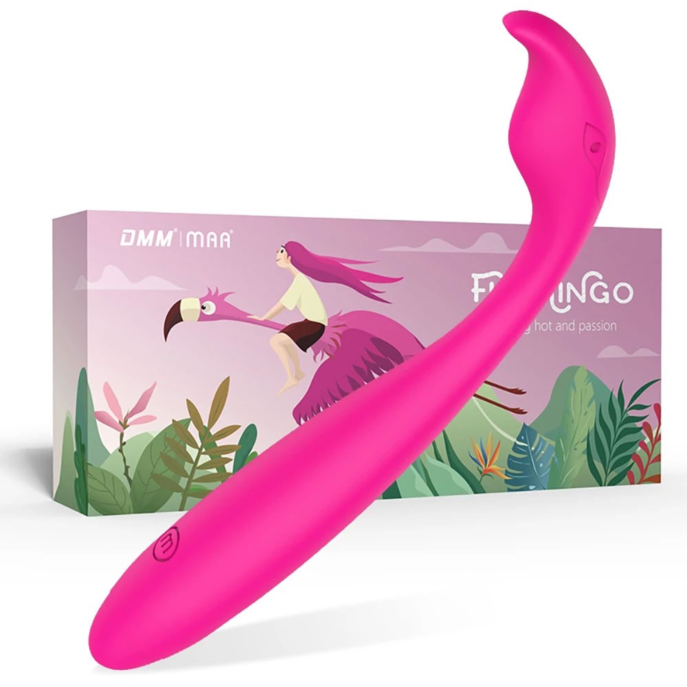 DMM Flamingo Bendable Silicone G-Spot Stimulator with Curved Tip