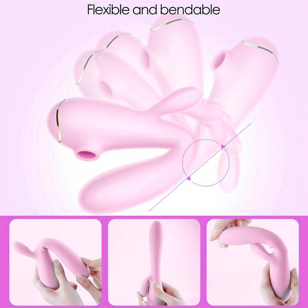 Erocome APUS Rabbit Vibrator Sucking Clitoral & G-Spot Stimulator