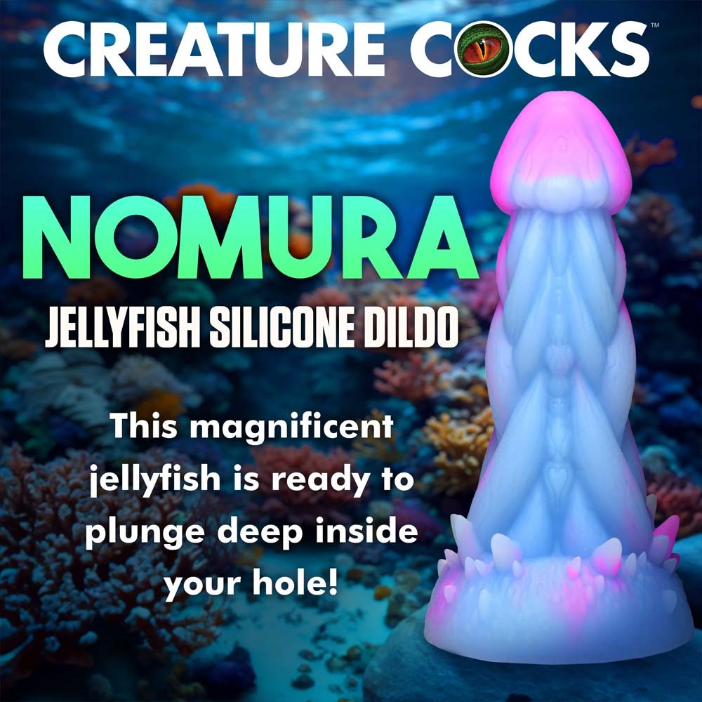 Creature Cocks Nomura Jellyfish 7.3inch Silicone Dildo ssssss