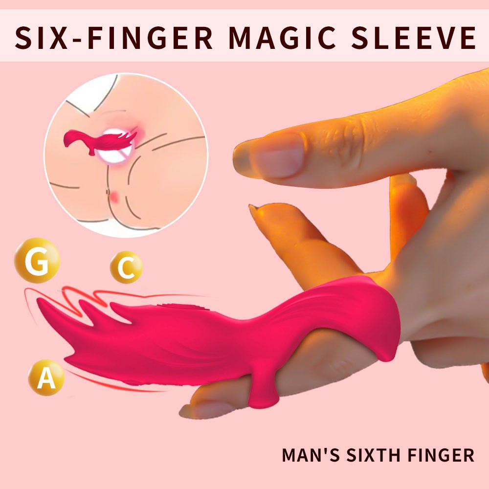 YEAIN Six Finger Magic Set Vibrator Clitoris G-Spot Stimulator