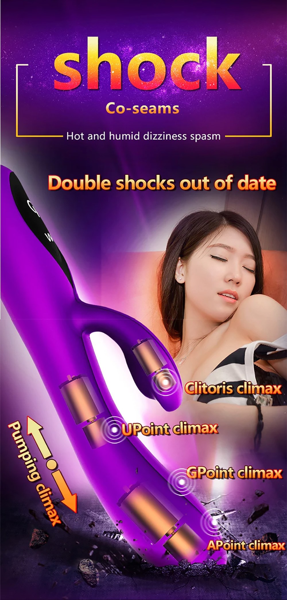 DMM Lovers Heating Function Rabbit Vibrator