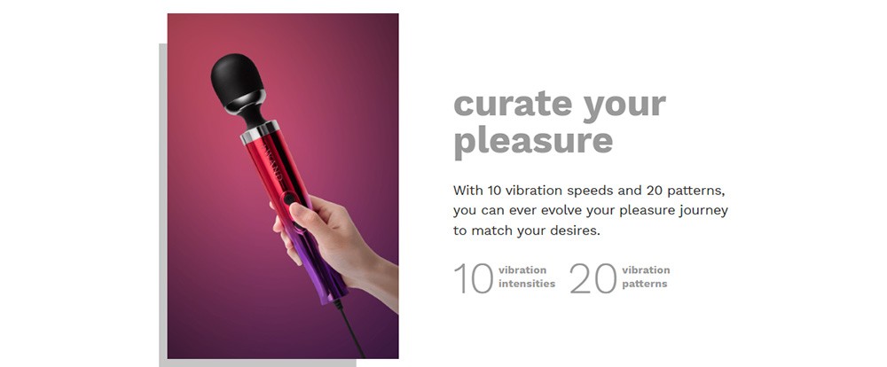 Le Wand Die Cast Plug-In Vibrating Massager sssss