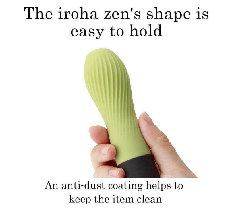 Tenga Iroha Zen Silicone Mini Spiral Textured Stimulation Vibrator