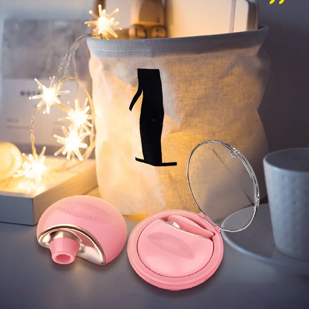Licking Vibrator In Powder Compact S