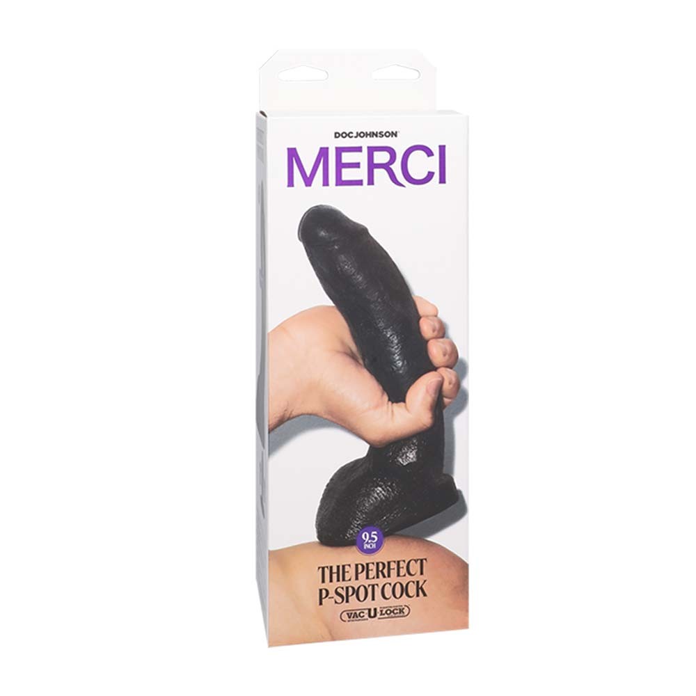 Doc Johnson Merci The Perfect P-Spot Cock with Removable Suction Cup
