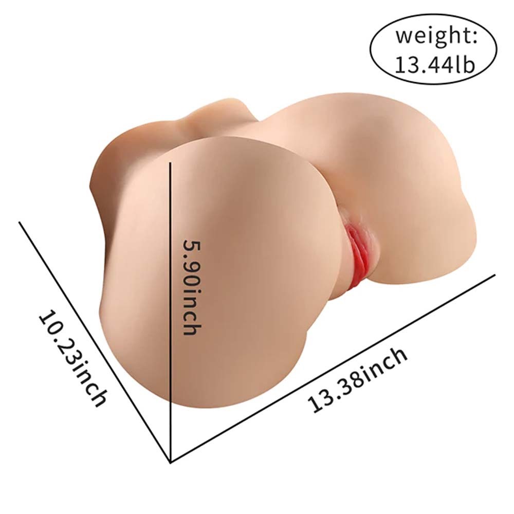 Ass Pocket Pussy Sex Doll 13.44LB Male Masturbator Stroker
