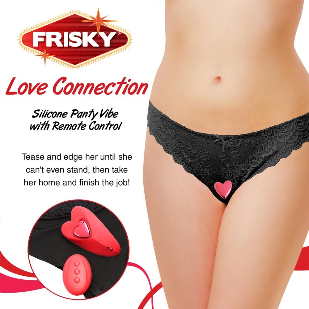 Frisky Love Connection Silicone Panty Vibe With Remote Control S