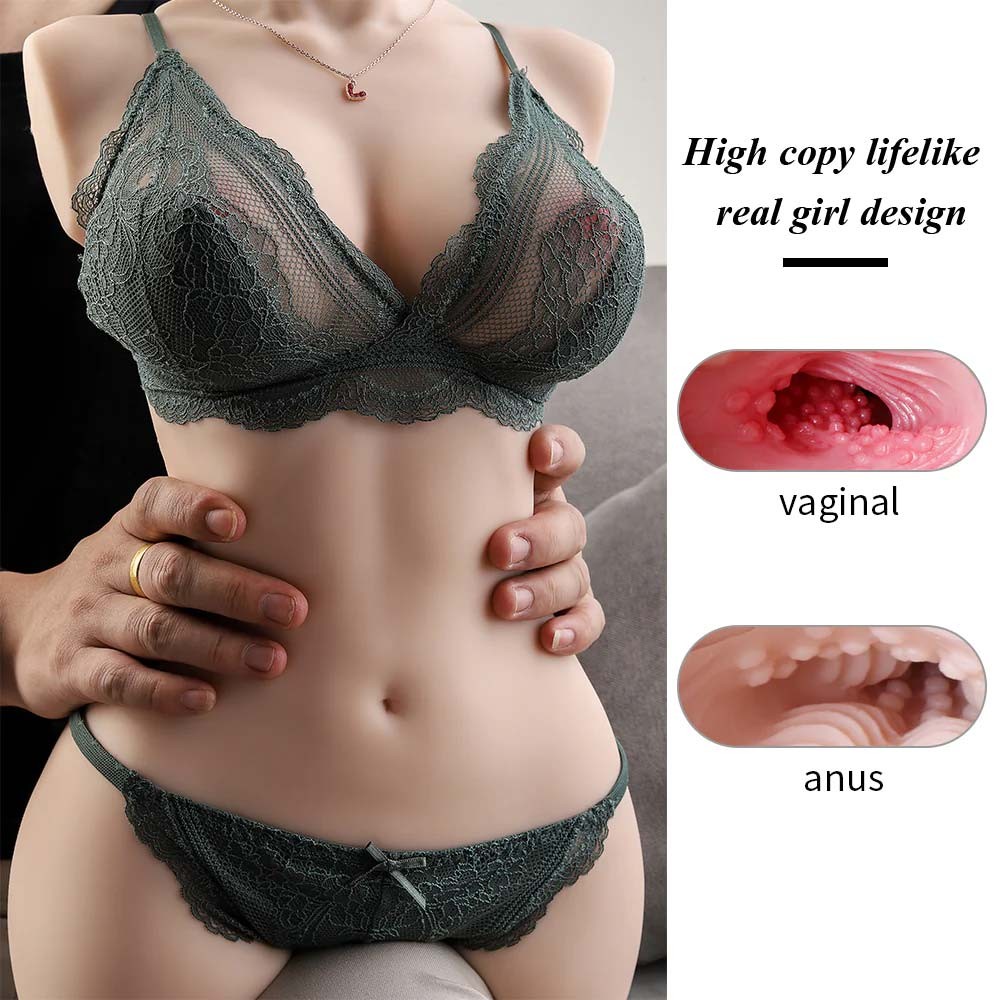 19.16LB Life Size Sex Doll 3D Realistic Torso Masturbator for Men