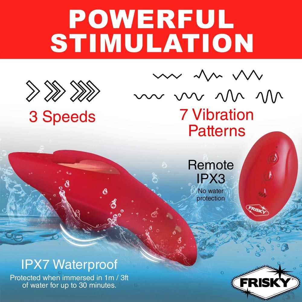 Frisky Love Connection Silicone Panty Vibe With Remote Control SSSS