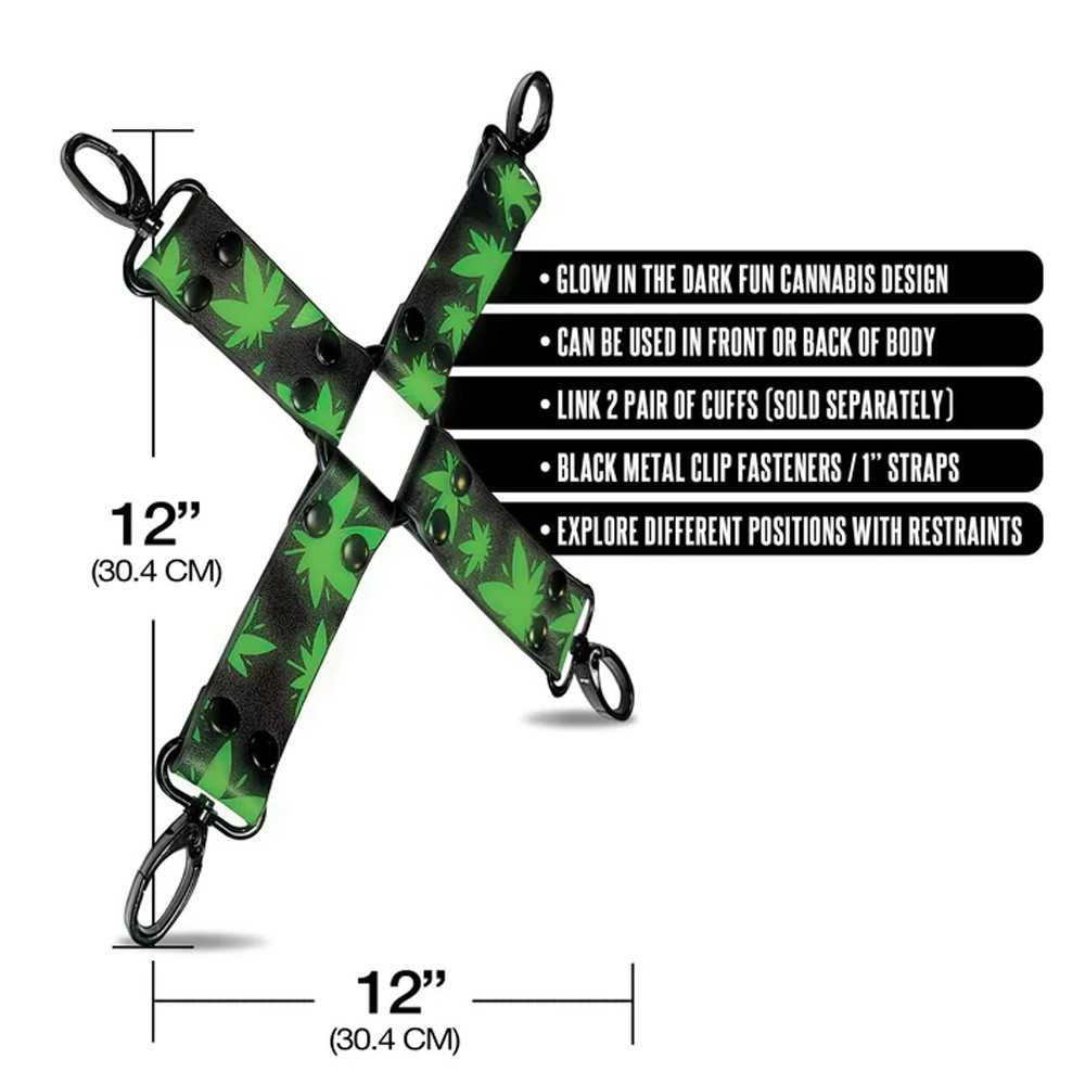 Stoner Vibes Glow in the Dark Hogtie BDSM Gear