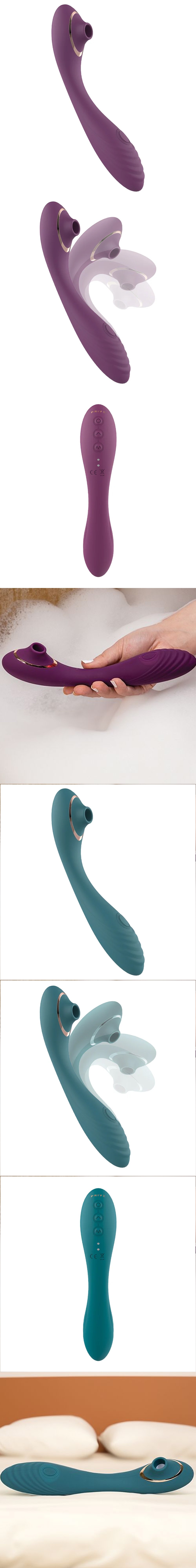 Trinite Flexible G Spot & Air Pulse Clitoral Vibrator