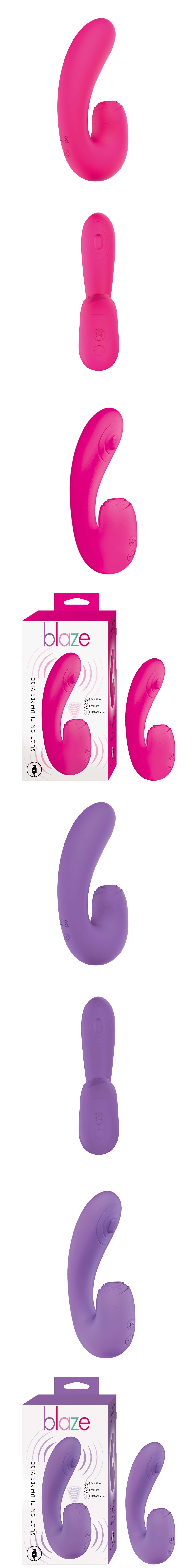 Nasstoys Blaze Suction Thumper Vibe Clitoral Stimulators