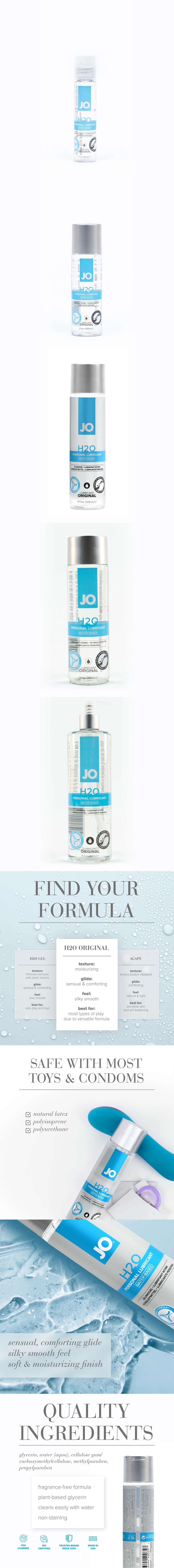 JO H2O Original Water Based Lube