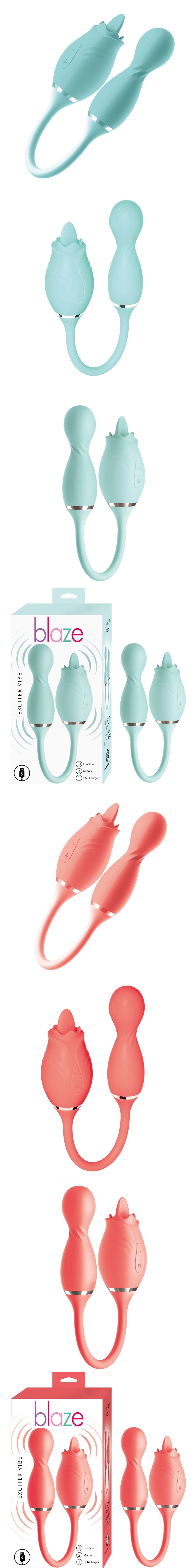 Nasstoys Exciter Rotating Egg Vibrator & Tongue Licking Stimulator