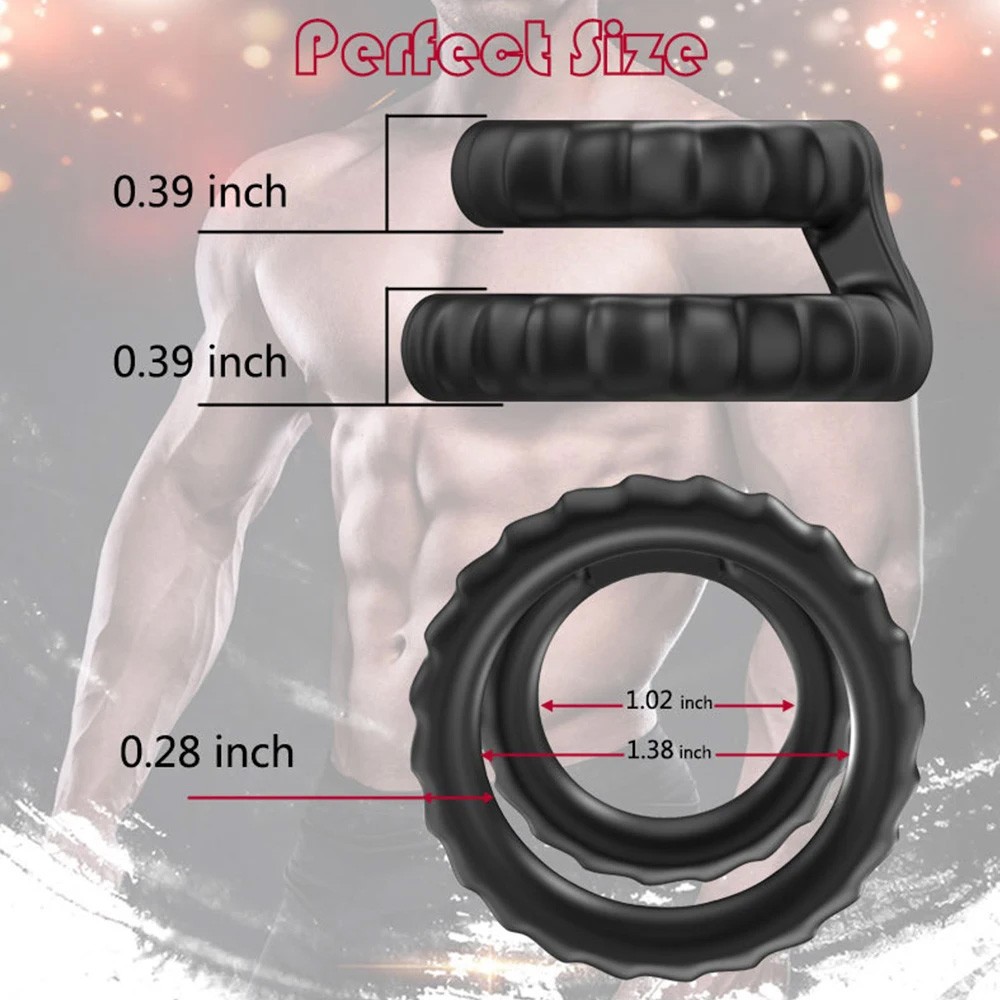 Cock Ring Cyclone Glans Sleeve Lock for Long Lasting Male Sex