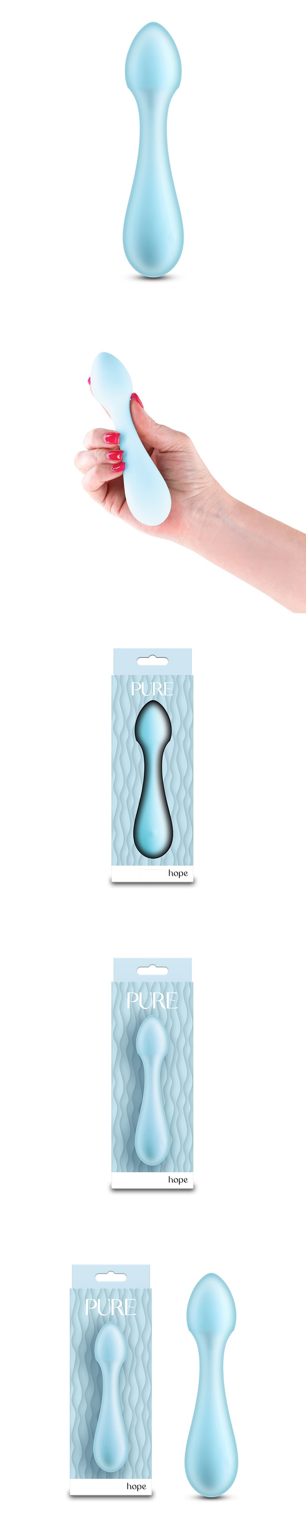 NS Novelties Pure Hope Vibrating Wand G Spot Vibrator