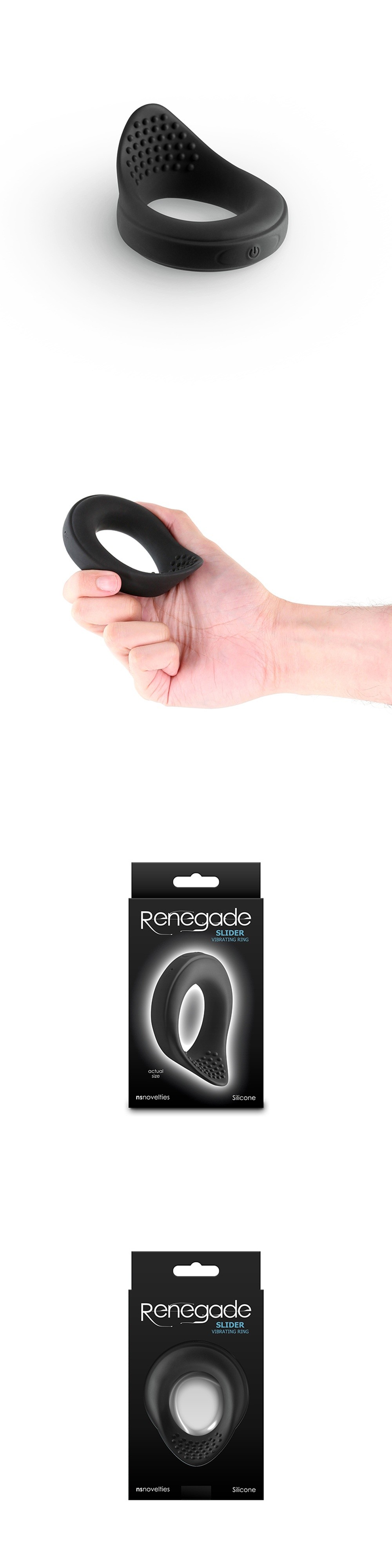 NS Novelties Renegade Slider Vibrating Cock Ring