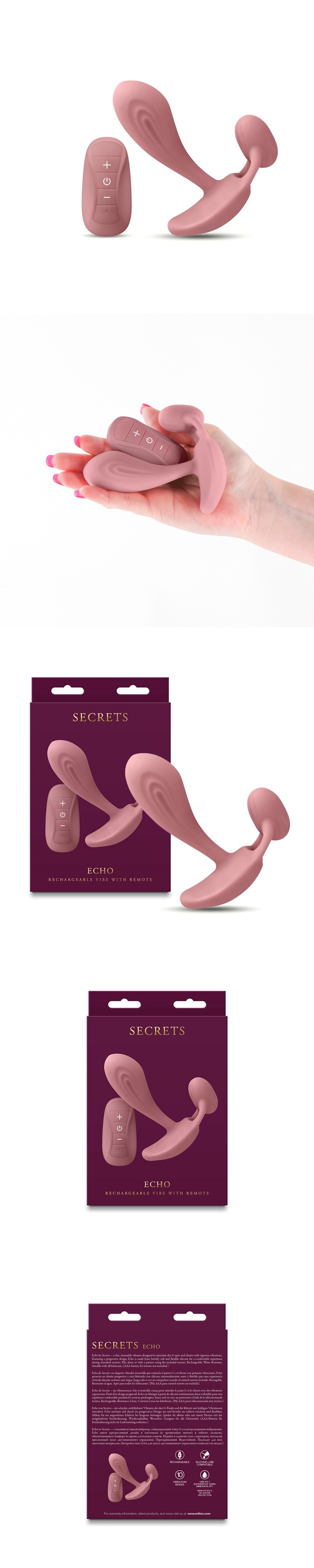 NS Novelties Secrets Echo G Spot Vibrator