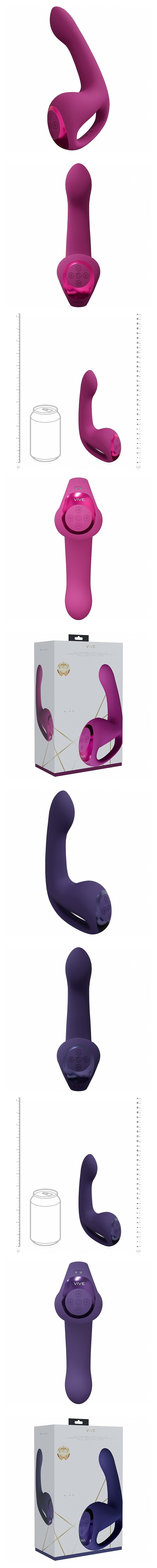 Shots Riko G-Spot Vibrator Triple Thumper with Finger Motion