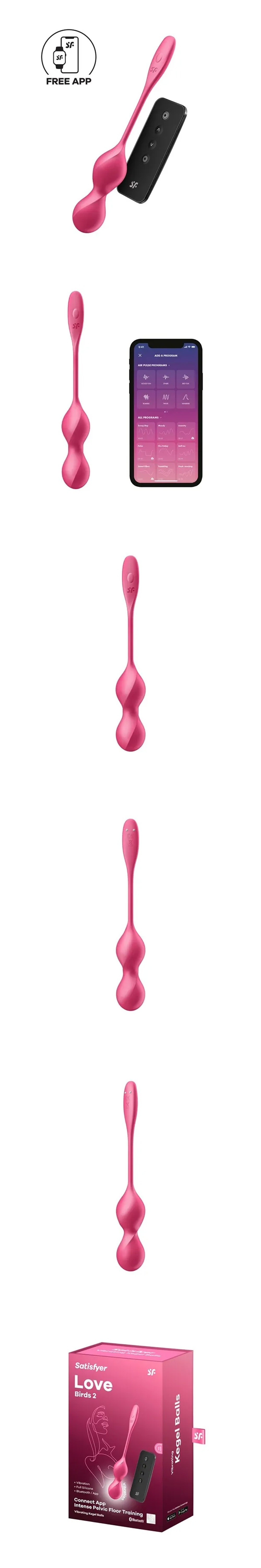 Satisfyer Love Birds 2 App Enabled Kegel Trainer with Remote Control