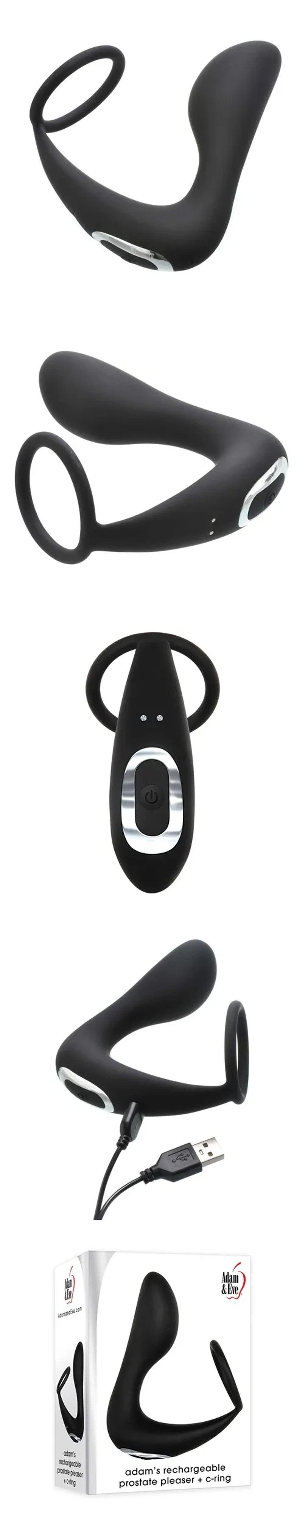 Adam & Eve Adam's Rechargeable Prostate Pleaser Cock Ring