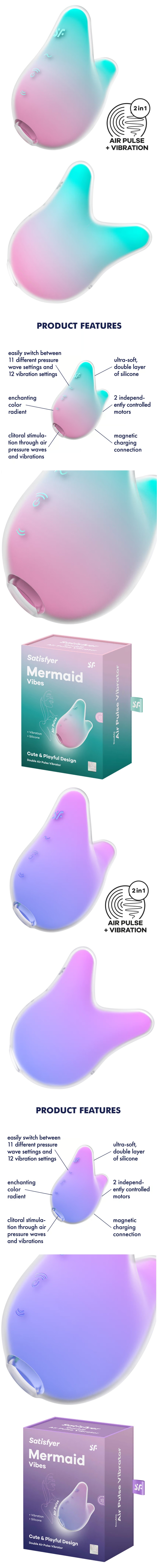 Satisfyer Mermaid Vibes Mini Clit Vibrator