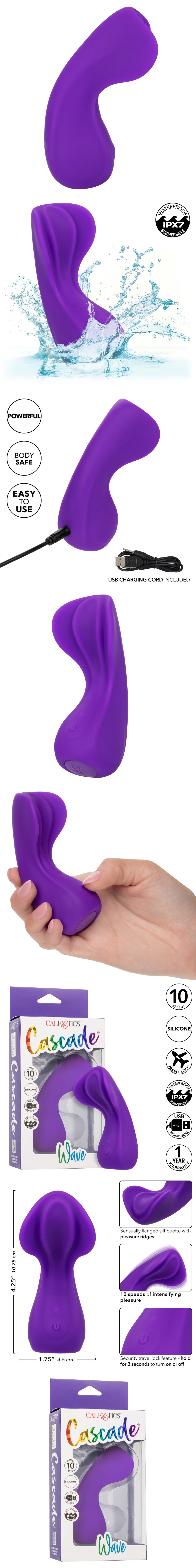 CalExotics Cascade Wave Clitoral Stimulator