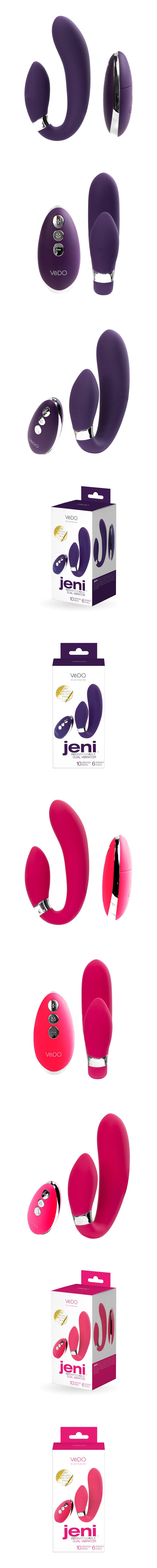 VeDO Jeni C-Shaped Clit Vibrator with Remote