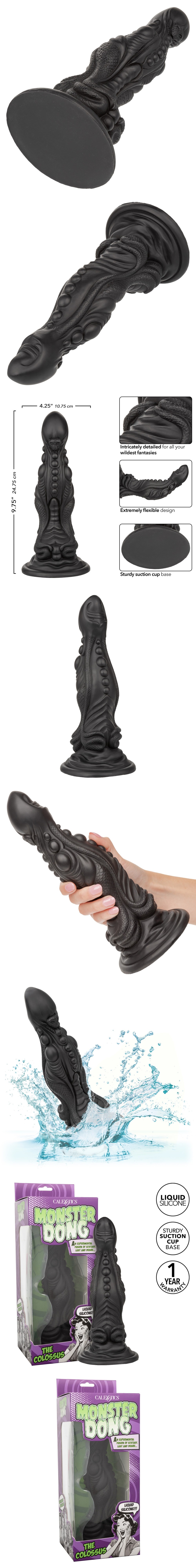 CalExotics Monster Dong The Colossus 9 In Silicone Dildo