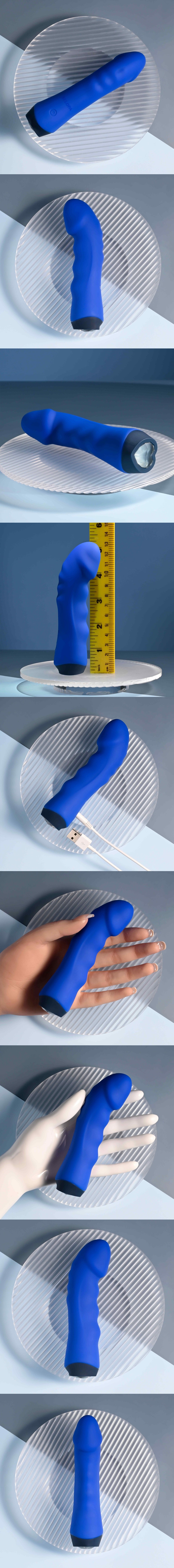 Blue Banger Curved G-Spot Vibrator