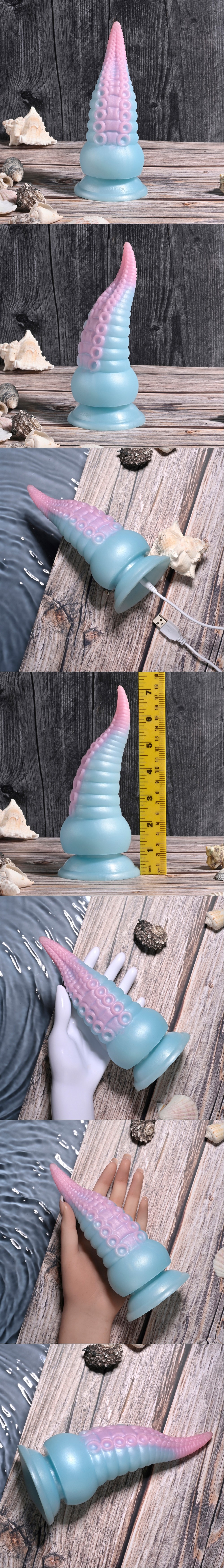 Stuck On You Vibrating Fantasy Tentacle Dildo with Suction Cup