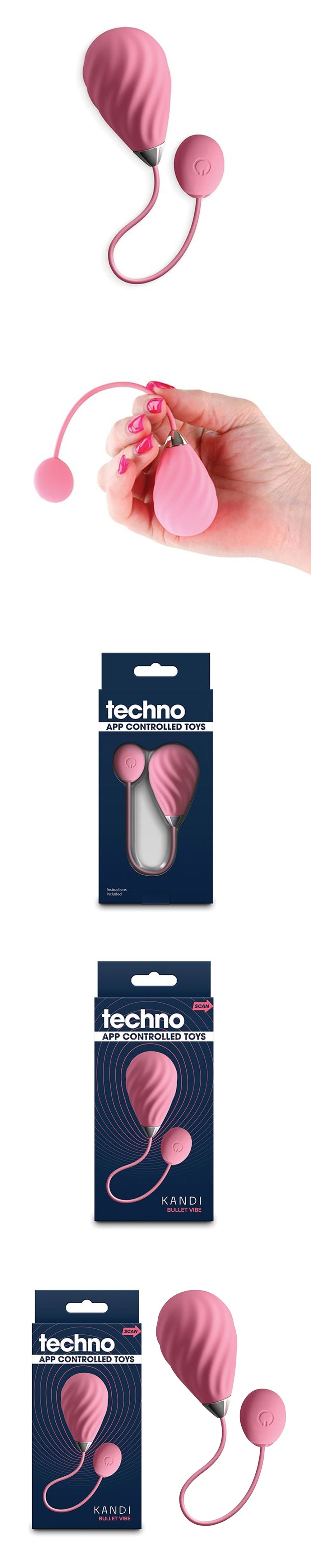 NS Novelties Techno Kandi Kegel Egg Vibrator App Controlled