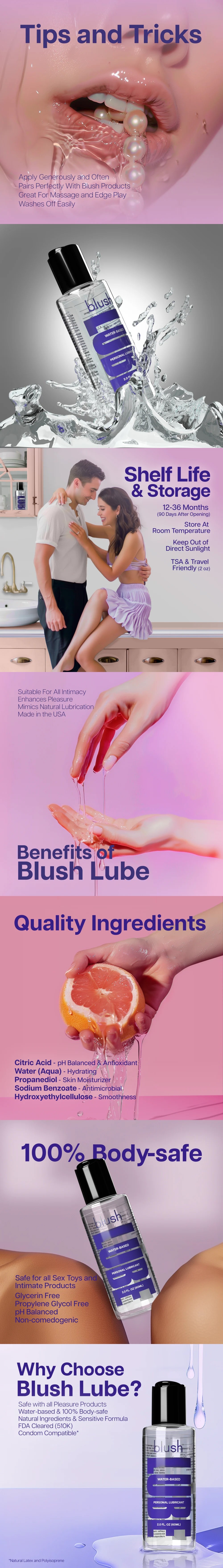 Blush Water-Based Personal Lubricant