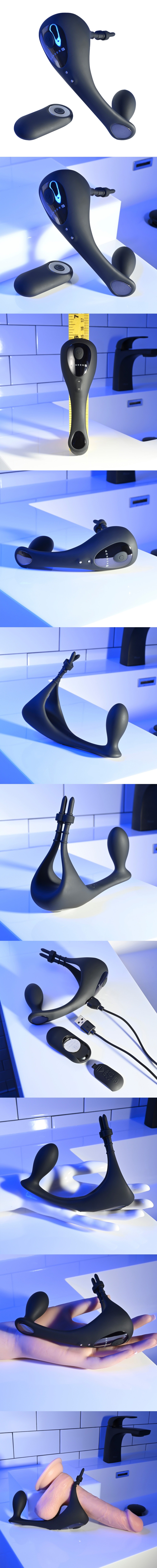 Gender X Echo Vibrating Dildo With A Silicone Sleeve