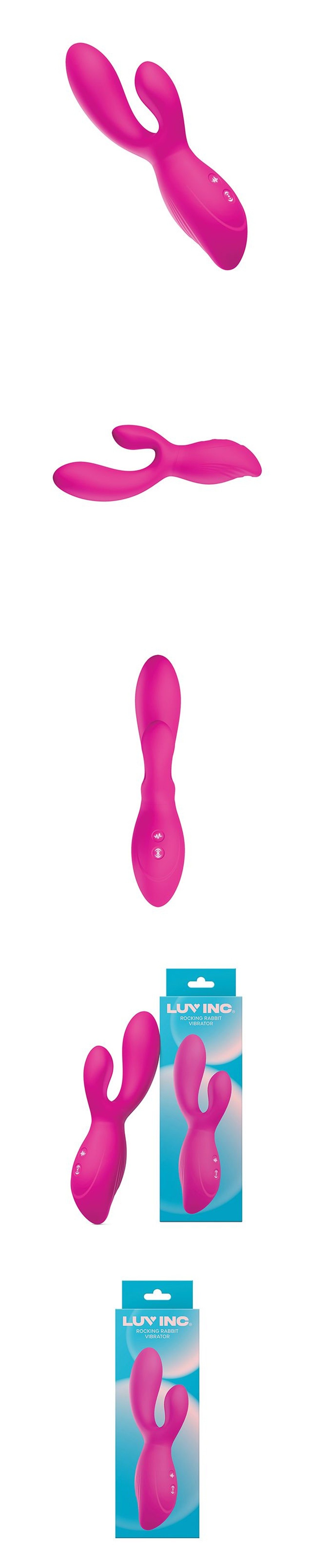 Luv Inc. Come Hither Rocking Rabbit Vibrator