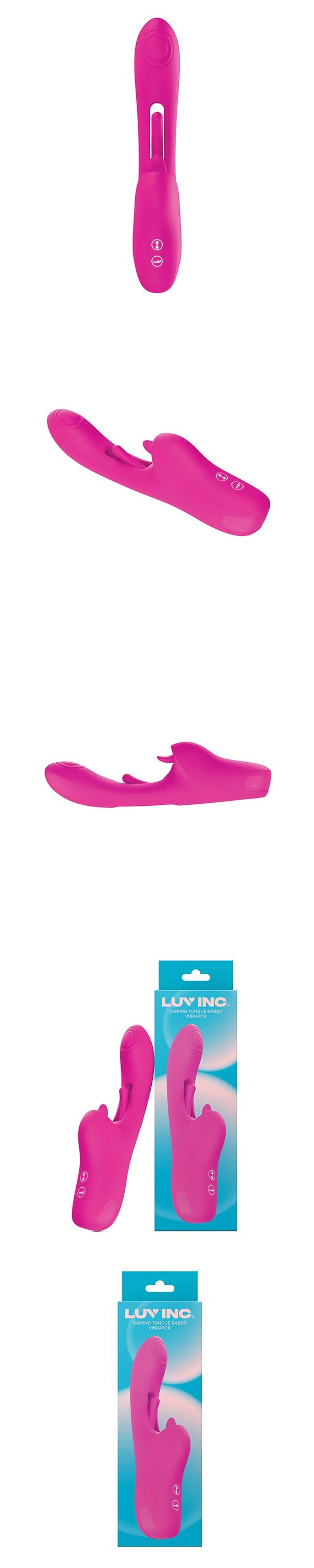 Luv Inc. Tapping Tongue Rabbit Vibrator