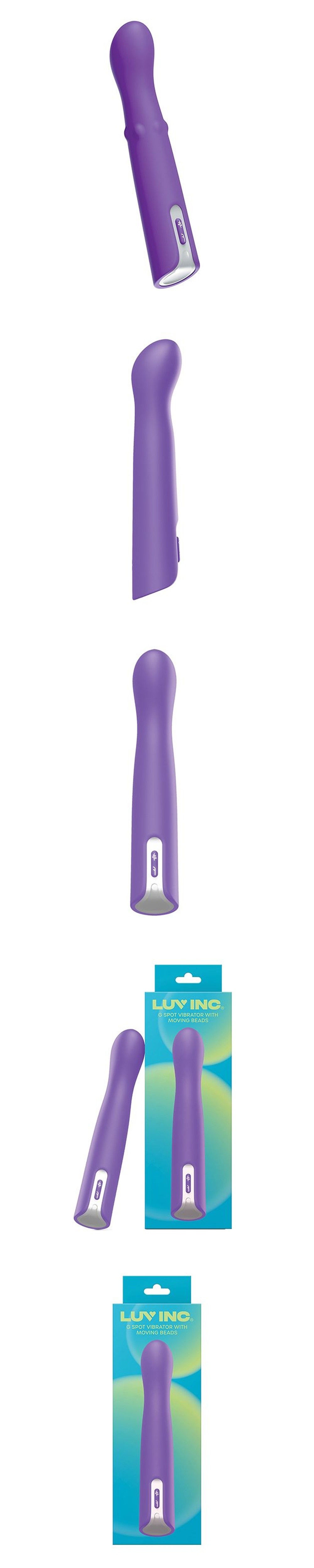 Luv Inc. G-Spot Vibrator w/Moving Beads