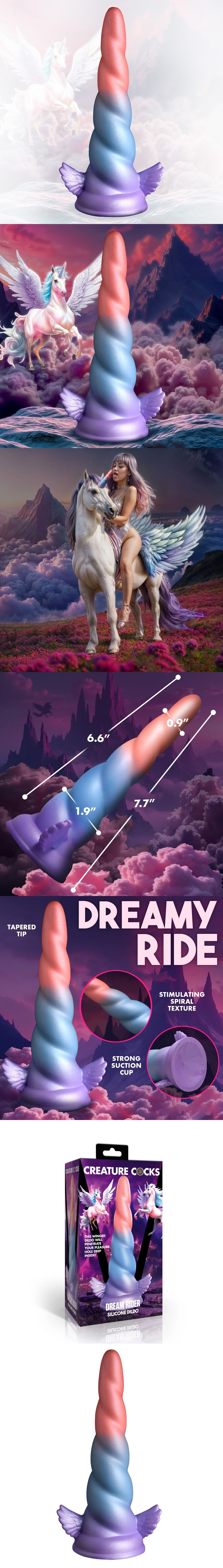 Creature Cocks Dream Rider Silicone Fantasy Dildo