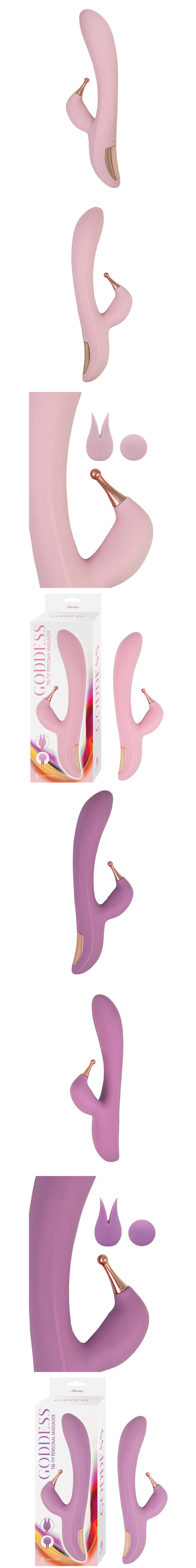 Nasstoys Goddess Tri-Tip Personal Massager G Spot Vibrator