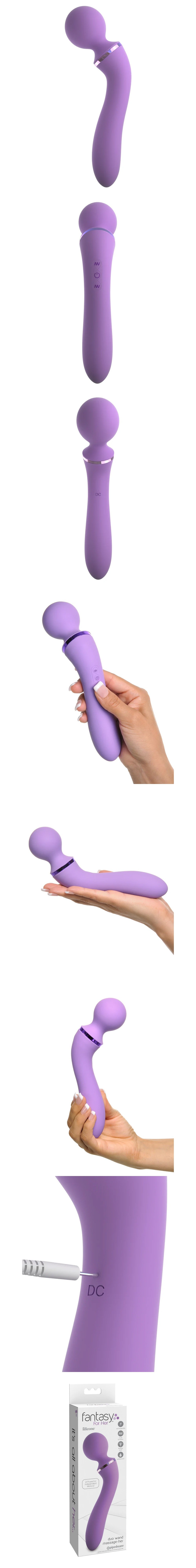 Pipedream Fantasy For Her Duo Wand Massage-Her Dual-Ended Vibrator