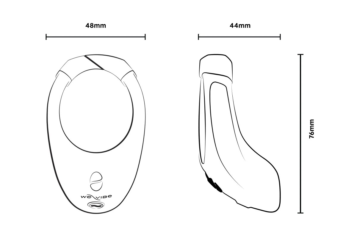 We-Vibe Bond Wearable Vibrating Cock Ring with App & Remote Control