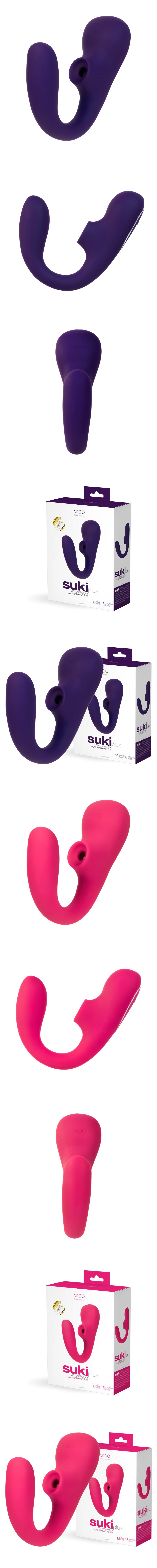 VeDO Suki Plus Dual Pleasure G-spot Vibrator Sonic Clit Massager