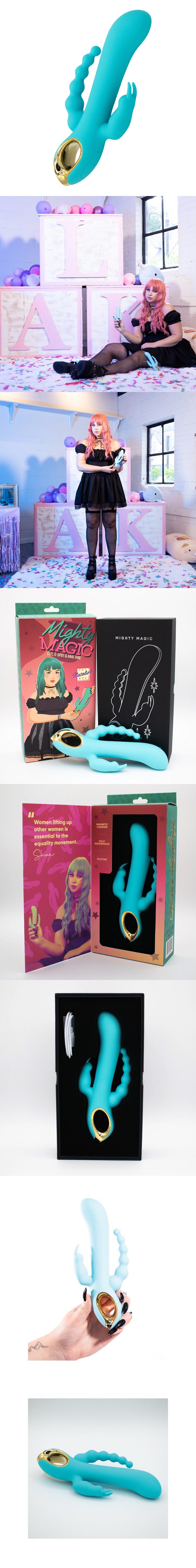 Natalie's Toy Box 3 in 1 Mighty Magic Rabbit Vibrator