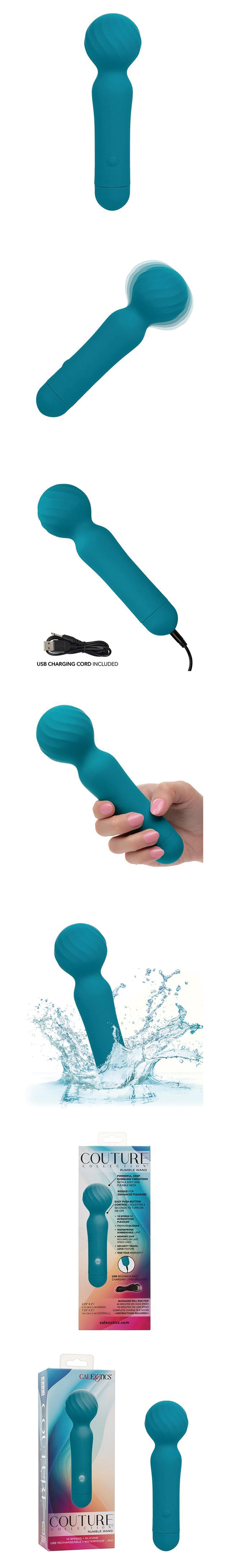 calexotics couture collection body silicone vibrating wand 