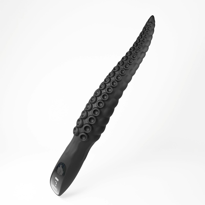 Cthulhu Vibrator with undulating silicone tentacles and licking stimulator tip for deep pleasure
