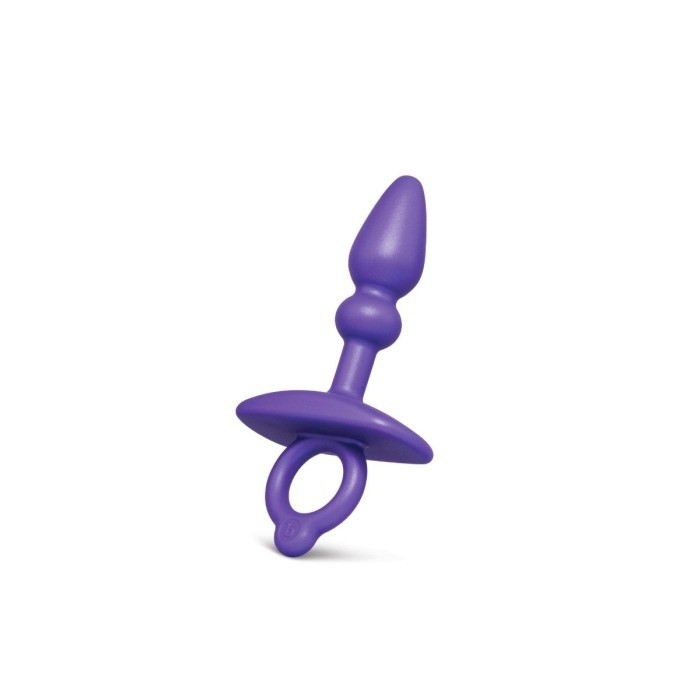 b-Vibe Butties Dart Silicone Anal Butt Plug Mini Portable Purple Adult Toy