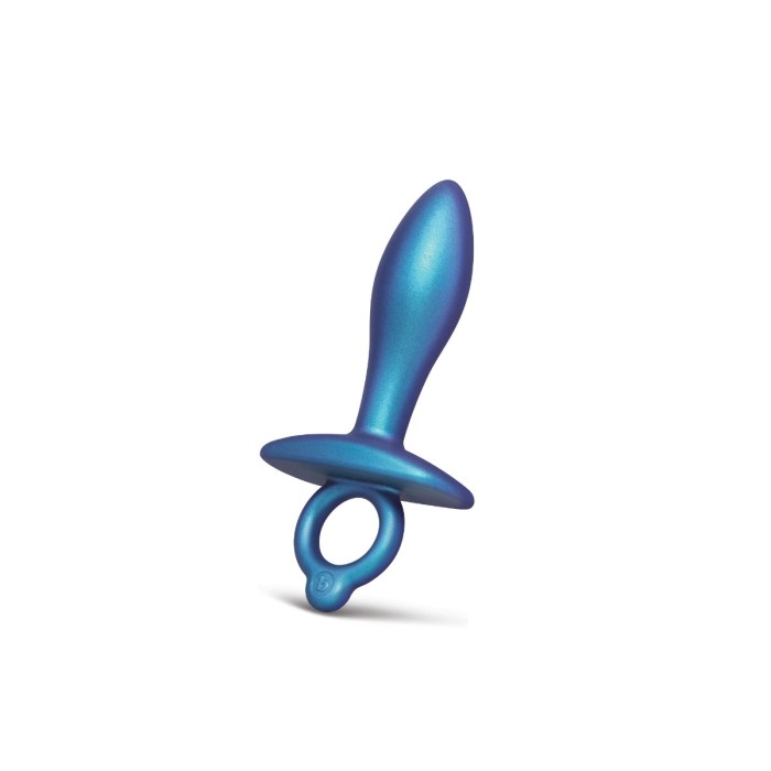 b-Vibe Butties Slide Silicone Butt Plug with Finger Ring Mini Male Sex Toy
